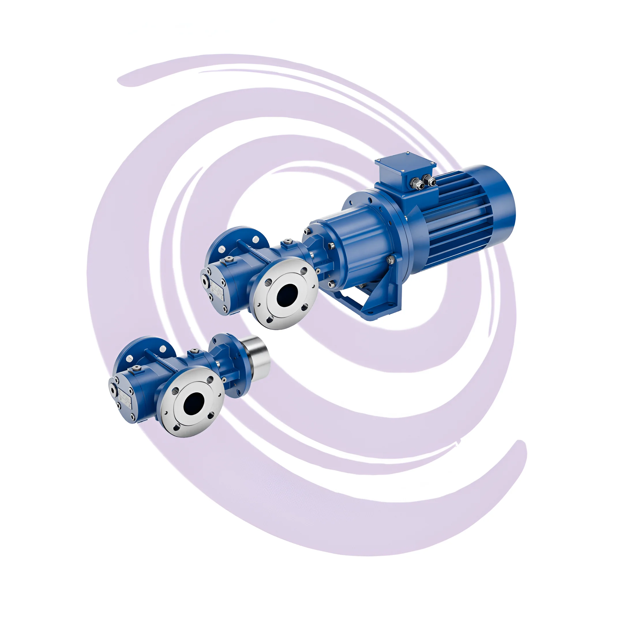 SCREW PUMPS WITH MAGNETIC COUPLING